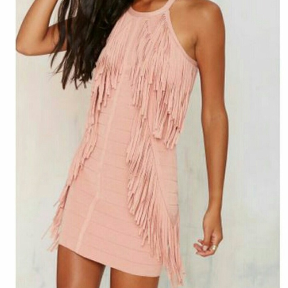 🎀EUC Endless Rose fringed bandage dress.🎀
